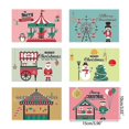 thumbnail image 4 of Juego de 6 tarjetas de felicitación navideñas con sobres adhesivos Feliz Navidad Papá Noel, 4 of 5