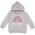 thumbnail image 2 of Inktastic Gigi and Papa Love Me Rainbow Toddler Hoodie, 2 of 4