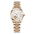 thumbnail image 3 of Women Watch Waterproof Luminous Stainless Strap,Round Calendar Display Fashion Wristwatch, 3 of 5