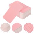 thumbnail image 1 of OULII 100Pcs Small Cards for Notes in Pink Paper Simple Design for Students, 1 of 8