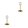thumbnail image 4 of Baohd Contemporary Table Number Holder Photo Stand for Trendy Hotel Settings Gold 10cm 2Set, 4 of 6