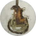thumbnail image 2 of Addison Rugs Mayfield Premium Machine Washable Transitional Music Brown Round Rug, 8' x 8', 2 of 6