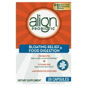 Align Probiotic Bloating and Gas Relief + Food Digestion, Unisex 28 Capsules