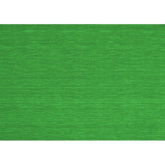 Ahgly Company Indoor Rectangle Abstract Green Contemporary Area Rugs, 5' x 7'