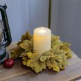 thumbnail image 4 of Xuniizn Fall Candle Rings, Mini Artificial Maple Leaves Thanksgiving Day Candle Rings Fall Wreath for Fall Candle, Cup, Vase, Party Tabletop Fall Decor, Fall Decorations for Home, 4 of 5