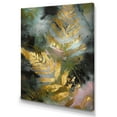 thumbnail image 2 of Designart "Gold Fern Whispers" Floral Ferns Wall Art For Kitchen, 2 of 5