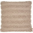 thumbnail image 1 of homeroots Décor 386054 XL Rose Rose Pompon Détaillée Jeter Oreiller, 1 of 1