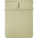 thumbnail image 1 of Sábana Queen Size 1800 Hilos MELOCOTTON HOGAR Microfibra Grabada Ultra Suave Beige, 1 of 1
