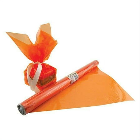 UPC: 0194629000760 | Hygloss Products HYG71504-6 Cello Wrap Roll Orange – 6 Roll