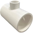 thumbnail image 5 of ERA Schedule 40 PVC Reducing Tee, 2" x 2" x 3/4" Socket x Socket x Socket, NSF-PW Certified, White PVC Pipe Fitting – 5 Pack, 5 of 5