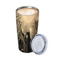 thumbnail image 2 of GOSMITH  - Jesus Is My Salvation - Stainless Steel Tumbler - Coffee Travel Mug - Engraved Tumbler - Double Insulated Tumbler -  Black, 2 of 7