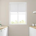 thumbnail image 4 of CALYX INTERIORS Pleated Fabric Window Shade, Light Filtering, Cordless, 34"W x 60"H, White, 4 of 7