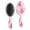 Pink Christmas Tree, variant on Red and Black Christmas Snowflake Pattern Hair Brush,Girls Detangling Hair Brush,Glide Through Tangles with Ease for Wet & Dry Hair,8.8"X2.8"