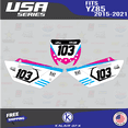 thumbnail image 3 of Kalair GFX Graphics Kit for Yamaha YZ85 (2019-2021) Usa Series, 3 of 5