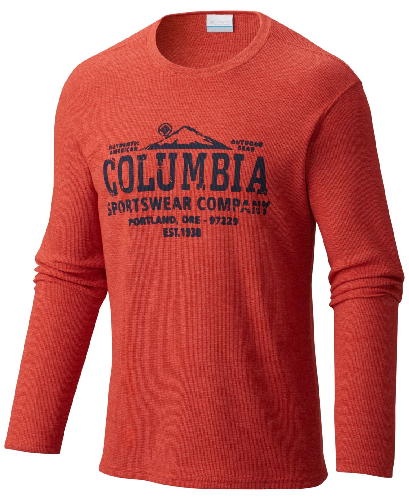 Columbia Columbia NEW Red Mens Size Medium M Thermal Graphic Print
