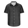 thumbnail image 5 of yillto Big and Tall Shirts for Mens Short Sleeve Buttons down Lightweight Summer Beach Tshirts S-5XL, 5 of 5