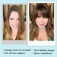 thumbnail image 3 of Fake Invisible Synthetic Bangs Front Fringes Clip In Hair Pieces Air Bangs Fiber Good Hair Styling Accessories Hairpieces, 3 of 5
