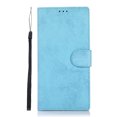 thumbnail image 5 of SaniMore for Samsung Galaxy A53 5G 6.5" 2022 Case, Flip Folio PU Leather Wallet Cover with Detachable Shell Wrist Strap Kickstand Card Slots Business Shockproof Case with Magnetic Clasp, Lightblue, 5 of 10
