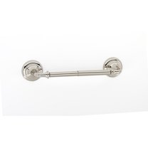 Alno A6760 Charlie's 7"W Traditional Style Solid Brass Spring Action Toilet Paper Holder -