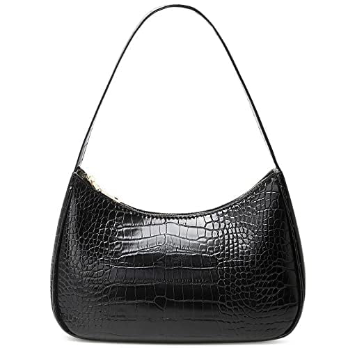 CYHTWSDJ Bolsos de hombro para mujer, lindo bolso de mano Hobo Mini bolso de mano con cierre de cremallera