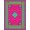 Pink, Pattern 1, variant on ODIKA 3x5 Machine Washable Non-Slip Area Rug, Nomadic Journey Pathway Expedition High Traffic Rug, Pink, 555624