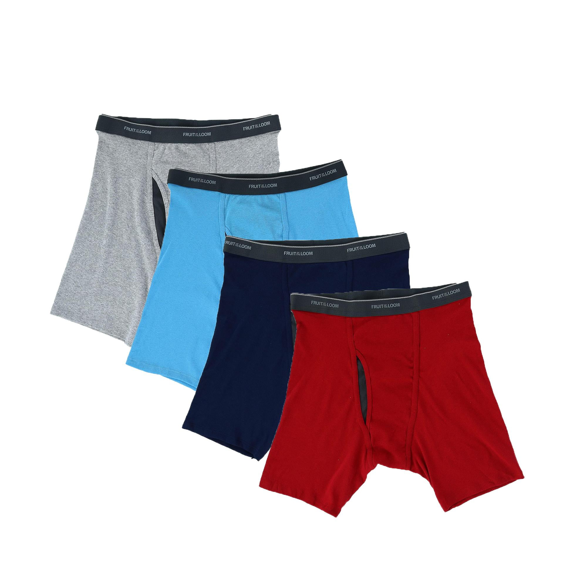 Fruit of the Loom Coolzone Boxer Brief Underwear (4 Pack) (Men's Big ...