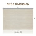 thumbnail image 6 of Dainty Home Set of 6 Placemats | Elegant and Durable | 12x18 in PVC Non-Slip Washable Place Mats | Tear-Resistant Heat | Resistant Placemats, 6 of 9