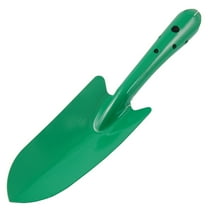 Uxcell Garden Metal Round Handle Flower Lawn Trowel Shovel Hand Tool 10.5" Length Green