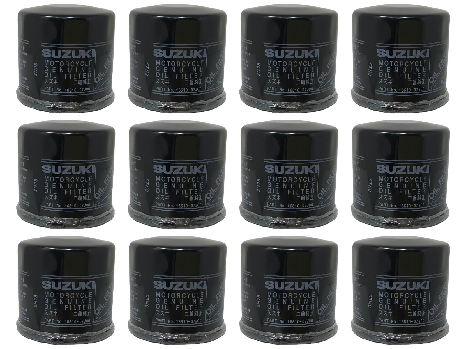 12 Pack Suzuki OEM Oil Filter 1651007j00