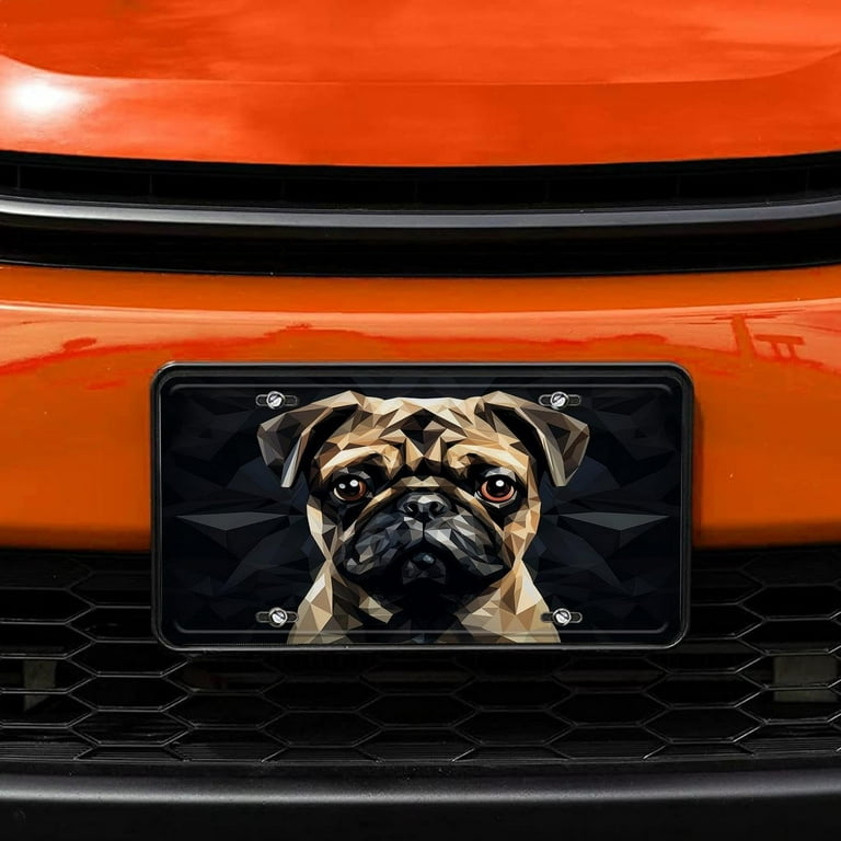 Pug license plate hotsell