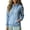 Light Blue, variant on Nowekniz Womens Loose Half Zip Hoodie Sweatshirt, Cotton Blend Solid Long Sleeve Top with Kangaroo Pocket, Winter Soft Casual Layering Hooded Jacket
