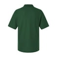 thumbnail image 5 of Harriton M105 Men's Maverick CVC Pique Polo-Dark Green-L, 5 of 6