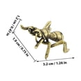 thumbnail image 2 of AURARMLET Vintage Brass Ant Figurine, Retro Animal Sculpture, Unique Antique Finish Tabletop Decor for Home and Office, 2 of 8