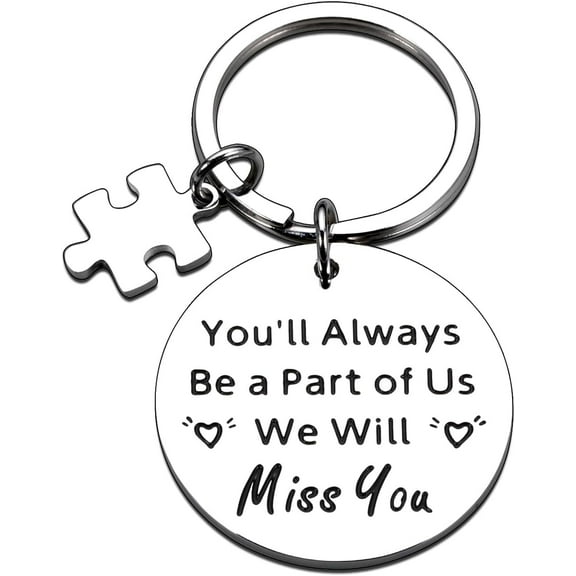 Friendsgiving Coworker Leaving Gifts for Women Men New Job Congratulations Gifts for Women Farewell Going Away for Coworkers Boss Friend Keychain Retirement Present for Woman Men