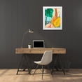 thumbnail image 3 of Vess, June Erica 26x32 White Modern Wood Framed Museum Art Print Titled - Graphic Jungle I, 3 of 4