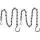 thumbnail image 1 of Paquete de 2 cadenas colgantes para comederos de pájaros, jardineras, linternas y adornos (19,7 pulgadas, negro), 1 of 7