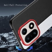 Case For OnePlus 15, PU Leather Cover With Scratch-Resistant Camera Protective Shell
