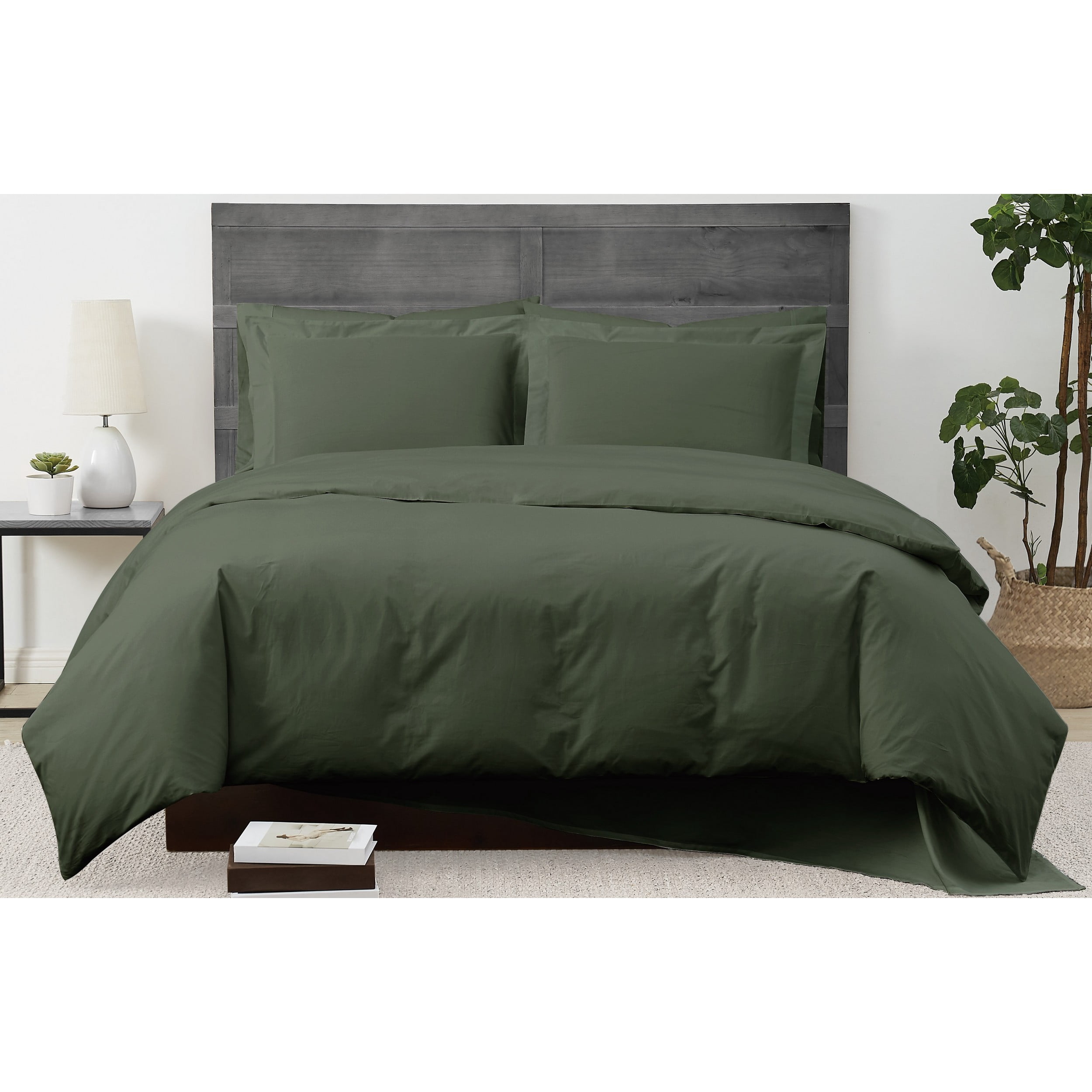 Full/Queen Duvet Set, Green 