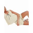 thumbnail image 3 of Womens Polka Dot Two Piece Lounge Sets Summer Sleeveless Tops Drawstring Shorts Matching Sets Yellow S, 3 of 9