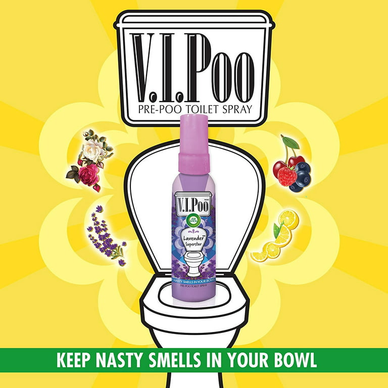 Air Wick ViPoo Pre-Poo Toilet Spray Freshener Gift 55 ml (Pack of 2)  5011417570098