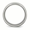 thumbnail image 2 of Titanium Grooved 9mm Polished Band Ring 9 Size, 2 of 6