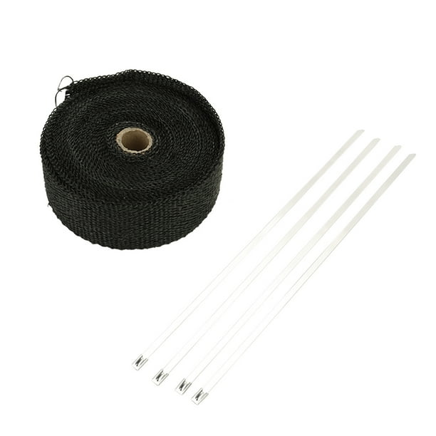 0.5/1/3/5m Fiberglass Heat Exhaust Wrap Roll Motorcycle Car Heat