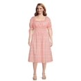 thumbnail image 2 of Terra & Sky Women's Plus Size Smocked Waist Dress, 2 of 5