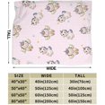 thumbnail image 4 of Unicorn Blanket Blanket Pink Tartan Blanket Gift for Kids/Girls/Soft Warm All Season Decorative Fleece Blankets for Bed Chair Car Sofa Couch Bedroom 50inX60in, 4 of 6