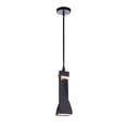 thumbnail image 6 of P990FB-LED Craftmade Lighting Drama - 7W 1 LED Mini Pendant In Contemporary Style-15.5 Inches Tall and 6 Inches Wide-Flat Black Finish, 6 of 12
