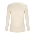 thumbnail image 5 of Summer Tops for Women Long Sleeve Polyester T Shirt Women Spandex Shirt Short Sleeve Running Shirts All Womens Compression Shirts for Long Pack of T Short Beige 3XL, 5 of 8