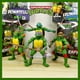 thumbnail image 2 of Figuras de acción de Tortugas Ninja Mutantes adolescentes SHF, Leonardo Raphael, Donatello, Mickey, estatua TMNT, modelo de muñeca, Juguetes LIUWENJING unisex, 2 of 2