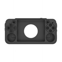 Silicone Protective Case for ANBERNIC RG35XX H Gaming Console, Retro Handheld Game Console Silicone Case with Black Lanyard