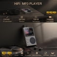 thumbnail image 2 of Reproductor de MP3 Sin Pérdida DSD Reproductor de Música de Audio Digital Hi-Fi Portátil de Alta Definición con 16 GB de Música Sin Pérdida, 2 of 5