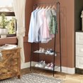 thumbnail image 5 of Portable 2-Tier Durable Shelf Shoes Clothes Storage Rack for Home, 5 of 6